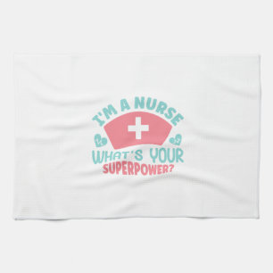 Verzekeringscadeau Ik ben verpleegster Theedoek