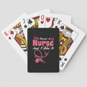 Verzekeringscadeau Ik heb een verpleegster gekus Pokerkaarten