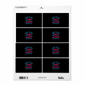 Verzekeringscadeau | Kalm houden en niet dat klusj Etiket (Full Sheet)