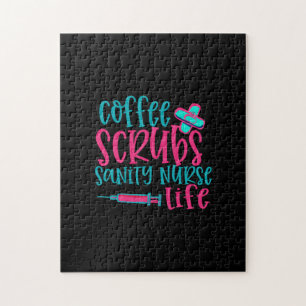 Verzekeringscadeau Koffieborsten Sanity Nurse Li Legpuzzel