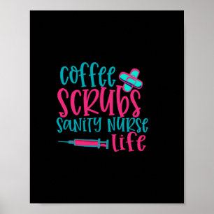 Verzekeringscadeau   Koffieborsten Sanity Nurse Li Poster