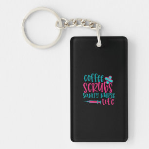 Verzekeringscadeau Koffieborsten Sanity Nurse Li Sleutelhanger