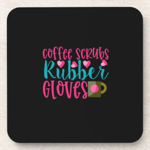 Verzekeringscadeau Koffiekruiden, rubber handsch Bier Onderzetter