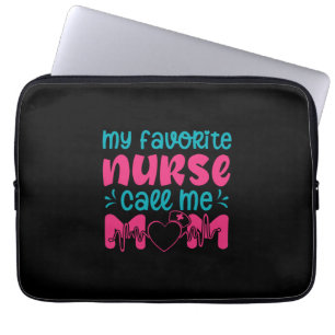 Verzekeringscadeau Mijn favoriete verpleegster v Laptop Sleeve