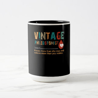 Verzekeringscadeau |  Phlebotomist Beauful Gift Tweekleurige Koffiemok