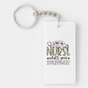 Verzekeringscadeau Proud Super Nurse Sleutelhanger