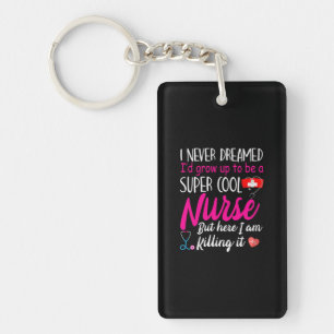 Verzekeringscadeau   Super Cool Nurse Sleutelhanger