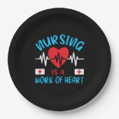 Verzekeringscadeau | Verpleegkunde is een kunstwer Papieren Bordje (Voorkant)