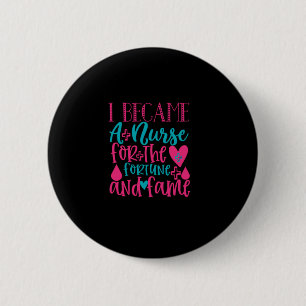 Verzekeringscadeau Verpleegster voor het fortuin Ronde Button 5,7 Cm