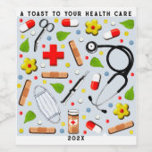 Verzekeringscadeau Wijn Etiket (Enkel label)