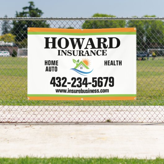 verzekeringsmaatschappij spandoek (Insitu)