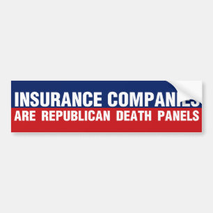 Verzekeringsmaatschappijen Bumpersticker