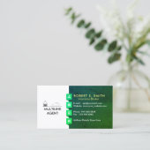 Verzekeringsmakelaar Multiline agent Visitekaartje (Staand voorkant)