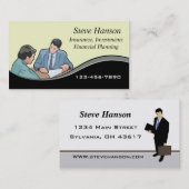 Verzekeringsverkoper Visitekaartje (Voorkant / Achterkant)