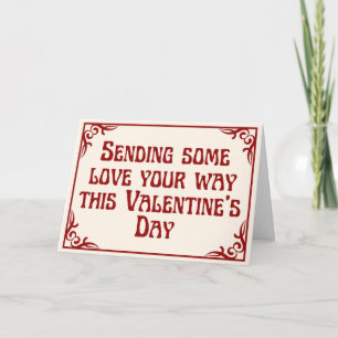 Verzend een platonaardige Valentijnkaart Kaart