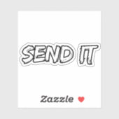 Verzend het Disc Golf Sticker (Vel)