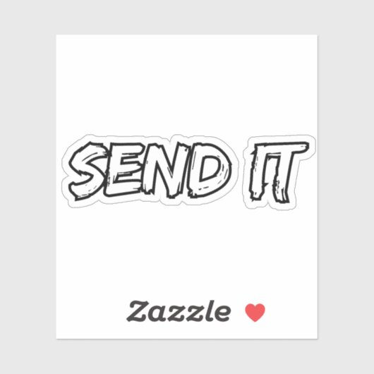 Verzend het Disc Golf Sticker (Vel)