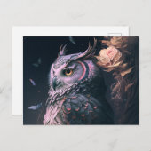 Verzend Speciale Groeten met Owl Briefkaarten (Voorkant / Achterkant)