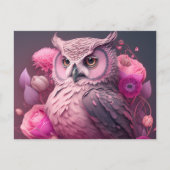 Verzend Speciale Groeten met Owl Briefkaarten (Voorkant)