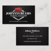 Verzendcontainers Visitekaartjes (Voorkant / Achterkant)