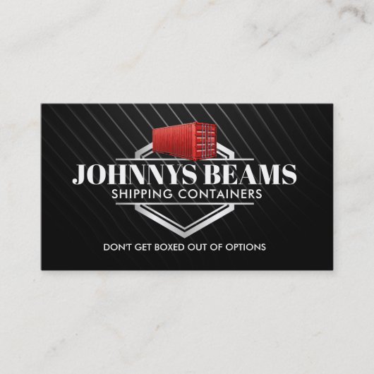 Verzendcontainers Visitekaartjes (Voorkant)