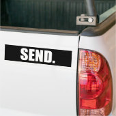 Verzenden Bumpersticker (Op Truck)