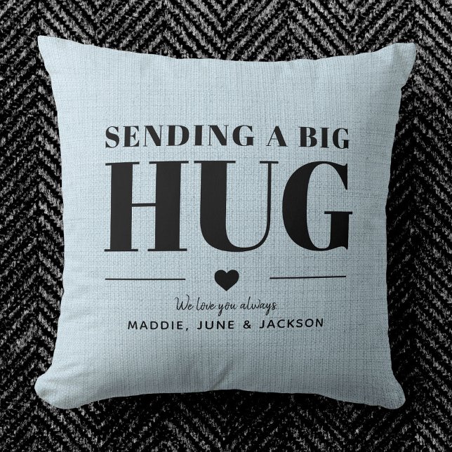 Verzenden Hug Aangepaste Naam Modern Chic Moederda Kussen (Creator heeft geüpload)