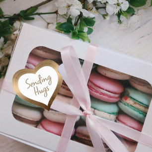 Verzenden Knuffels Iridescent Bronzen Hart Hart Sticker