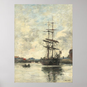Verzenden op de Touque - Eugène Boudin Fine Art Poster
