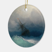 Verzenden op Stormy-Zeeen Keramisch Ornament (Links)