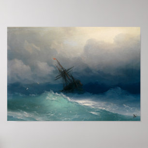 Verzenden op Stormy-Zeeen Poster