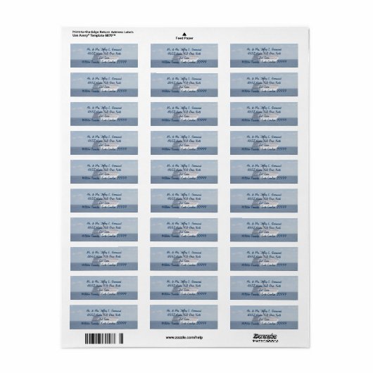 Verzenden op Zee Custom Etiket (Full Sheet)