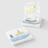 Verzenden Stenen Onderzetter (Zijkant)