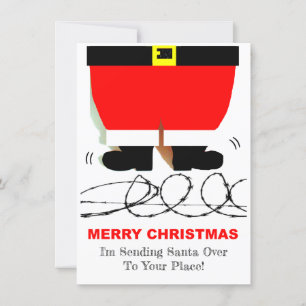 Verzenden van de Kerstman - Kerst Kaarten Vakantie