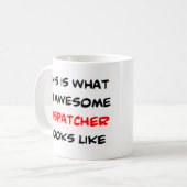 verzender, geweldige koffiemok (Voorkant links)