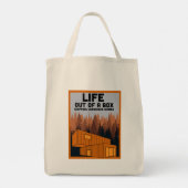 Verzending Container Thuis wonen Tote Bag (Achterkant)