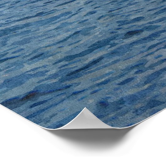 Verzending die in haven-het schilderen Druk wordt  Poster (Hoek)