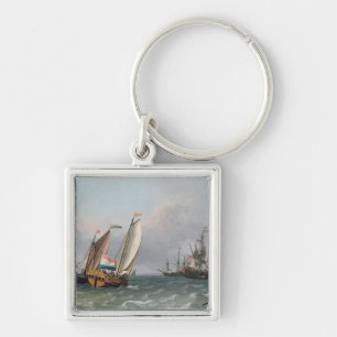 Verzending in een Choppy-Zee Sleutelhanger