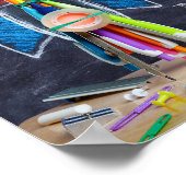 Verzending met 'Space Thered Rocket Ship' ~ Aangep Poster (Hoek)