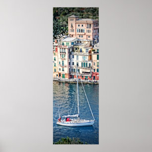 Verzending naar Portofino, Italia Poster 36x12
