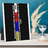 Verzending, politie, vuur, EMS Fotoplaat (Zijkant)