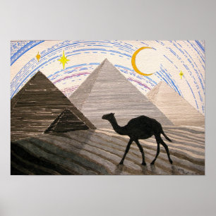 Verzending van de woestijn poster