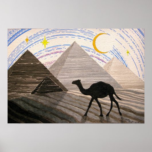 Verzending van de woestijn poster (Voorkant)