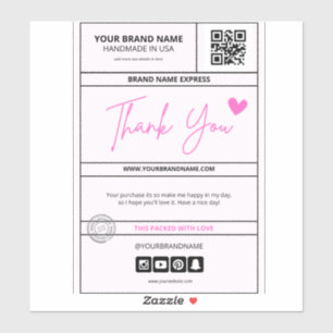  verzendlabel sticker