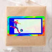 Verzendlabel Voettekst Voetbal (Insitu)