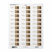 Verzendlabel voor retouradres van coyote etiket (Full Sheet)