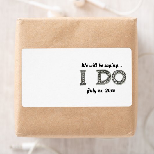 Verzendlabels Bewaar de uitnodiging voor de datum Etiket (Insitu)