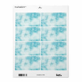 Verzendlabels met marmer Stone Etiket (Full Sheet)