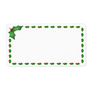 Verzendlabels voor Kerstmis Etiket