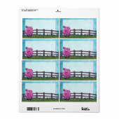 Verzendlabels voor roze varkens etiket (Full Sheet)